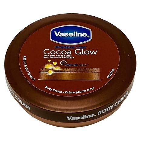 Intensive Care Glow Body Cream - Cocoa by Vaseline for Unisex - 2.53 oz Body Cream