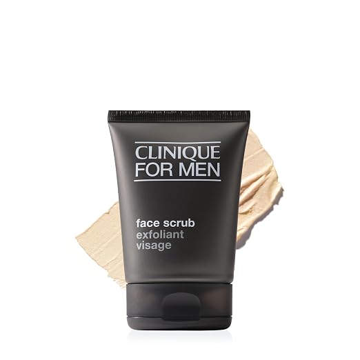 Clinique For Men Exfoliating + Cleansing Face Scrub With Salicylic Acid With Silica | Gentle For Daily Use | Preps For Shaving | For All Skin Types