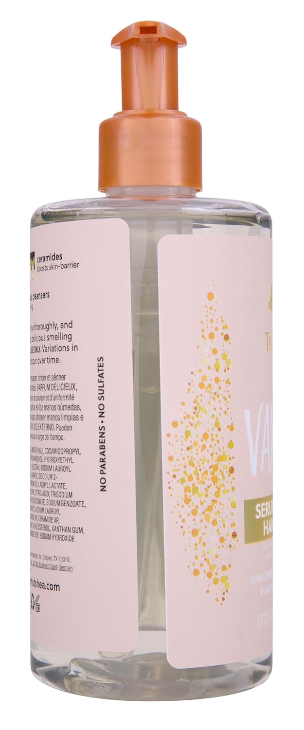 Tree Hut Vanilla Serum Infused Hand Wash, Nourish & Hydrate Hands, Strengthening Skin Care, Long-Lasting Scent, Cleanse & Lock in Moisture, Cermamides, 11 fl oz (Pack of 2)
