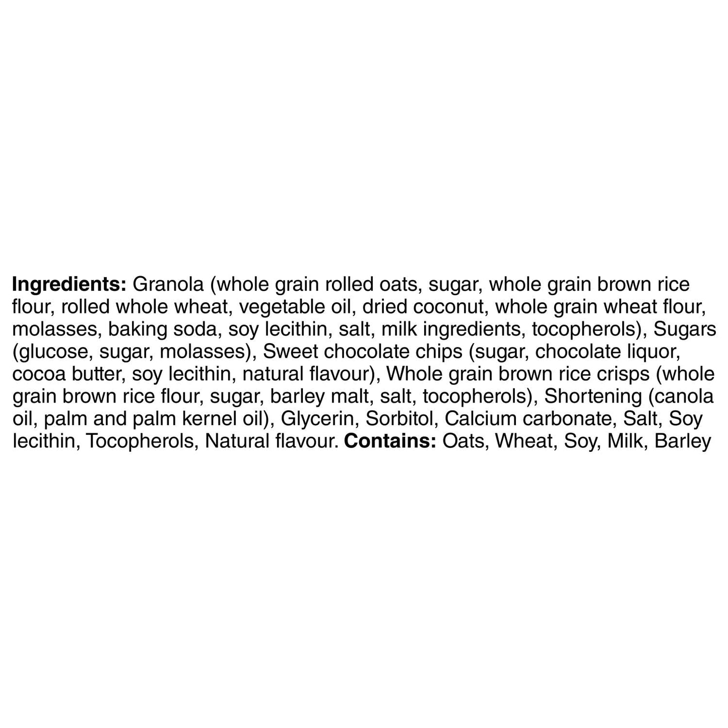 QUAKER CHEWY Chocolate Chip Granola Bars, 960g/33.9 oz., (40 Count)