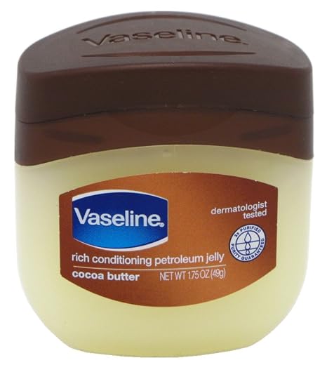 Vaseline Cocoa Butter Travel-Size 12-Pack – Rich Moisturizing Ointment, 1.75 Oz Ea