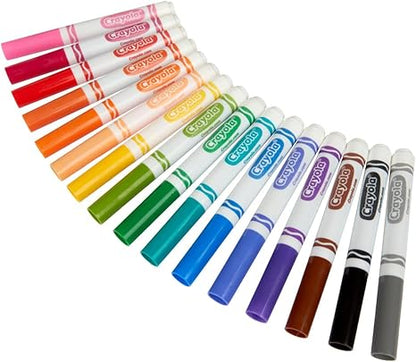 Crayola Broad Line Markers Classpack (256 Ct), Bulk Markers for Kids, Art Supplies for School, Classroom Must Haves, Preschool & Kindergarten Supplies