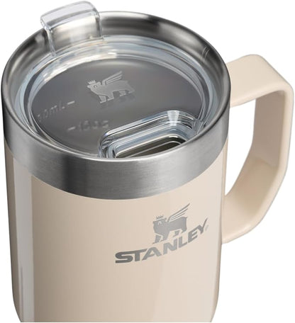 STANLEY The Everyday Suburban Mug | 16 oz | Drink Through Lid | Cup for Coffee, Tea and Drinks | Insulated Stainless Steel Coffee Mug | BPA-Free | Champagne Gloss