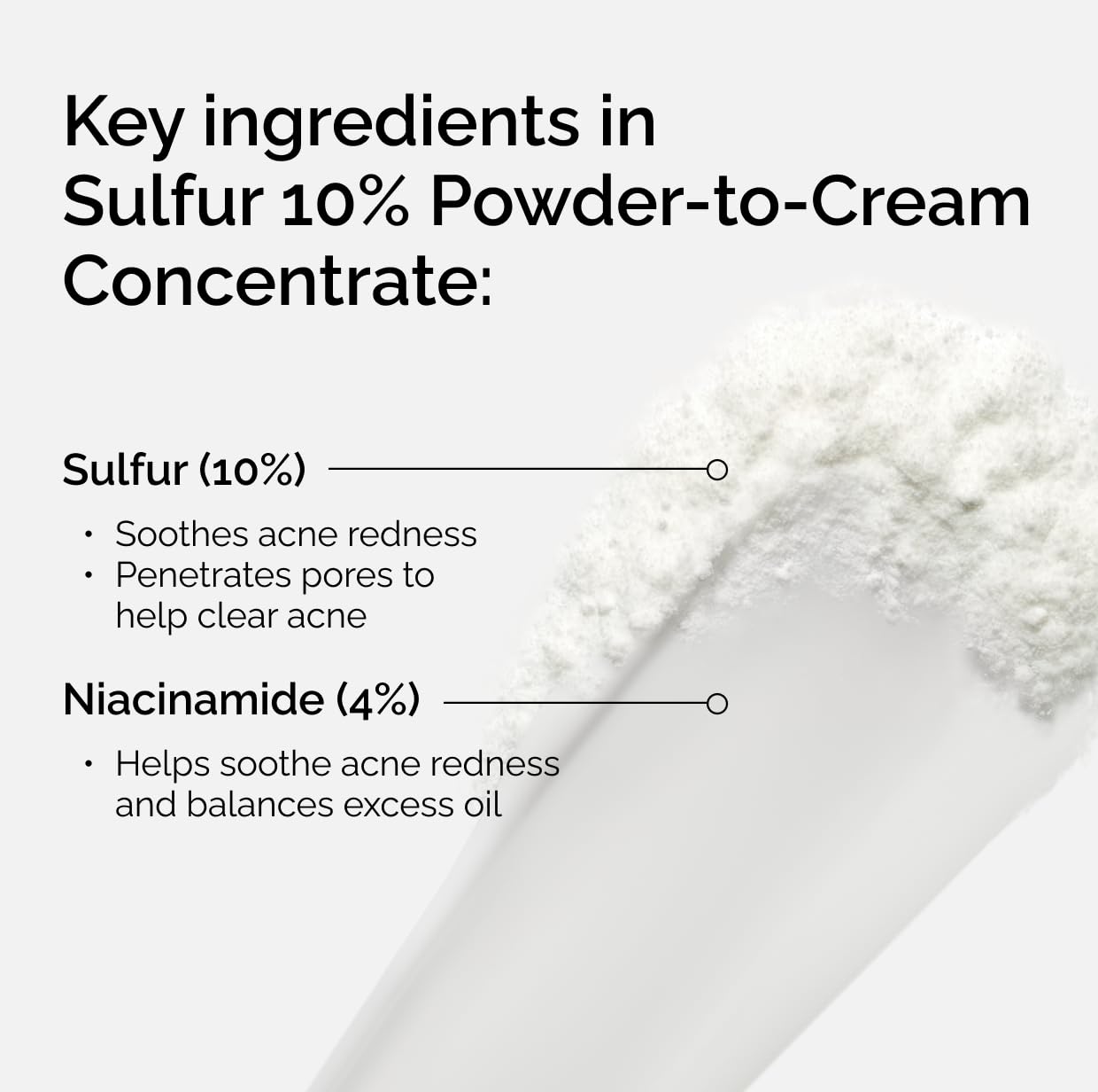 The Ordinary Sulfur 10% Powder-to-Cream Acne Spot Treatment Concentrate, Reduces Pimple Size and Zit Redness, 0.18 Oz (Pack of 2)