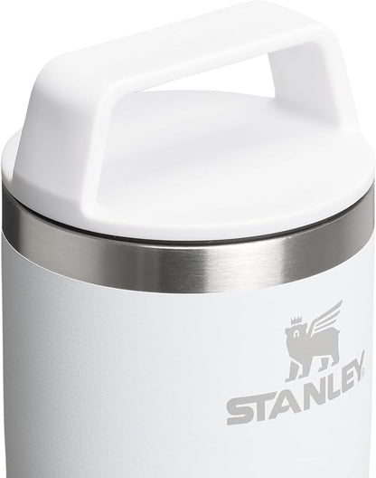 STANLEY Cafe To Go Travel Mug 20 oz | Leakproof Two-Part Drink Through Lid | Tumbler Cup for Coffee, Tea and Drinks | Insulated Stainless Steel Coffee Mug | BPA-Free | Frost