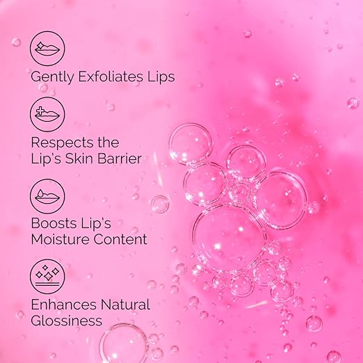 The Ordinary PHA 5% Exfoliating Lip Serum, Hydrating Overnight Lip Exfoliator Treatment, 0.5 Fl Oz