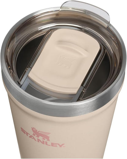 STANLEY Everyday Tumbler 16 oz | Press Fit Drink Through Lid | Beverage, Coffee, and Cocktail Cup | Insulated Stainless Steel Wine Glass | BPA-Free | Champagne