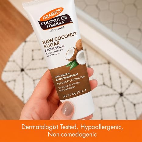 Palmer's Coconut Sugar Facial Scrub Exfoliator with Chamomile (3.17 Oz)