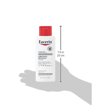 Eucerin Original Healing Lotion - Fragrance Free, Rich Lotion for Extremely Dry Skin - 8.4 fl. oz. Bottle (Pack of 3)
