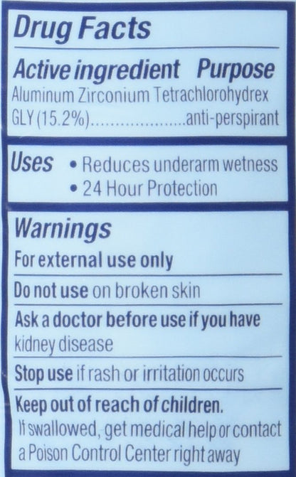 Dove Antiperspirant Deodorant 24-hour Sweat Protection Original Clean Deodorant for Women 2.6 oz, 2 Count
