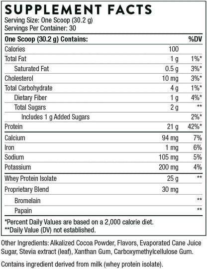 THORNE - Performance Whey Protein Isolate & Creatine Combo - Boost Muscle Support and Energy - NSF Certified for Sport - 30 to 90 Servings