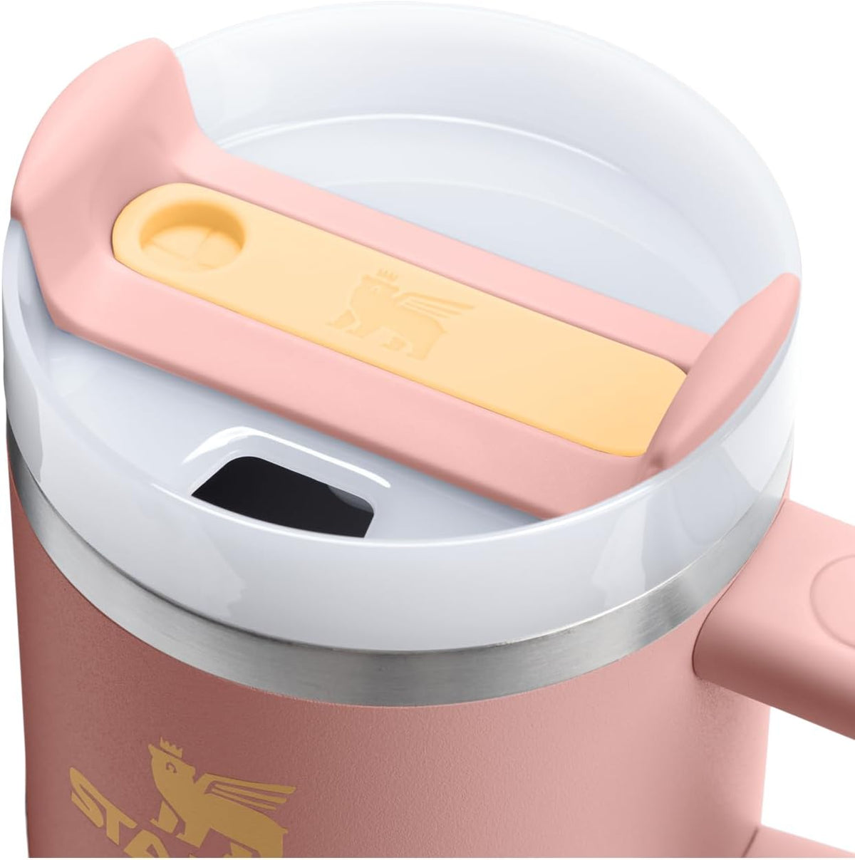 STANLEY Quencher H2.0 Flow State Tumbler, 20 oz, Peach Rose