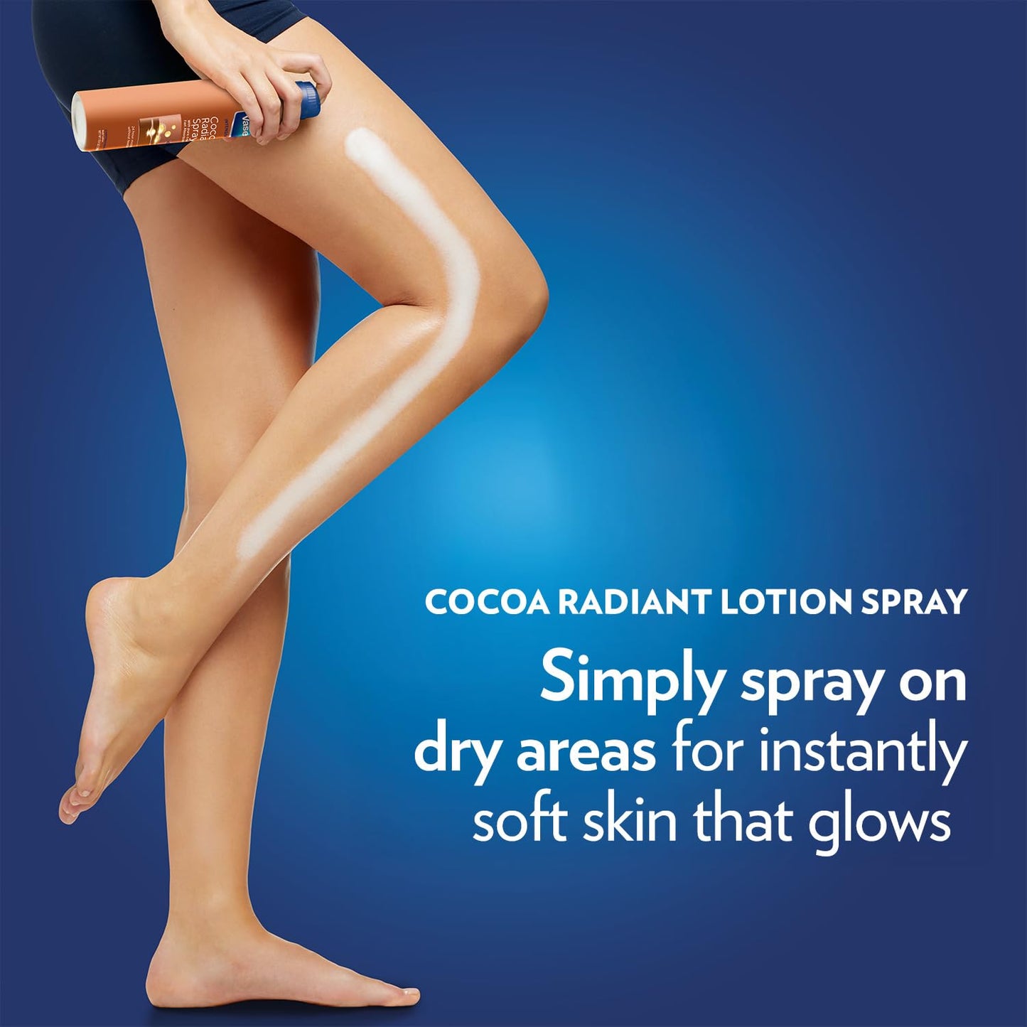 Vaseline Cocoa Radiant Moisturizer Bundle – Intensive Care Hand and Body Lotion, Spray Lotion, and Gel Oil with Pure Cocoa Butter for Extremely Dry Skin