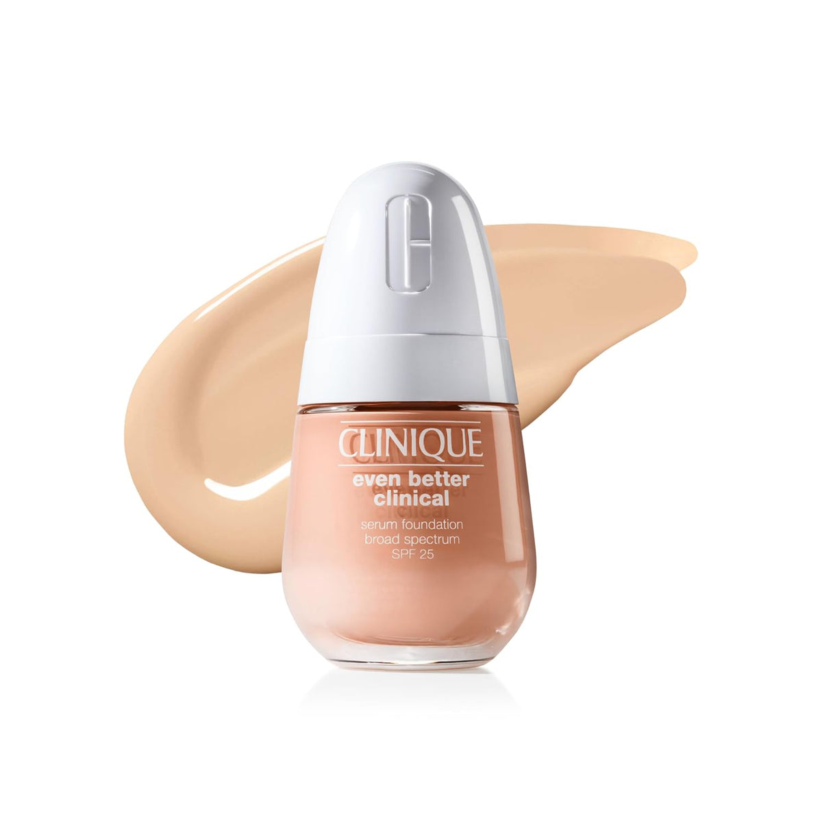 Clinique Even Better Clinical Serum Full Coverage Hydrating Foundation Broad Spectrum SPF 25 With Vitamin C, Salicylic Acid + Hyaluronic Acid For Oily Skin Types