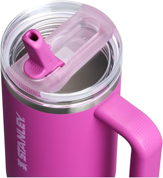 STANLEY Quencher ProTour Flipstraw Tumbler, 30 oz, Dark Blossom