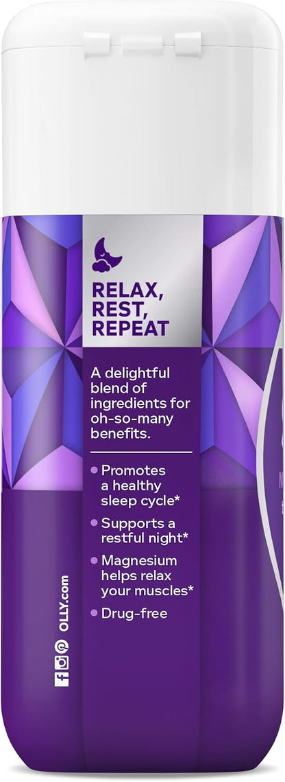 OLLY Ultra Strength Sleep Softgels, Drug Free Nighttime Support* - 60 Count