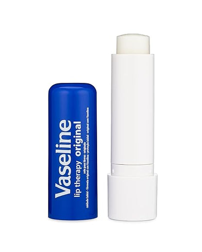 Vaseline Lip Therapy Care Original, Fast-Acting Nourishment, Ideal for Chapped, Dry, Cracked, or Damaged Lips, Lip Balm, 0.16 Oz Each, Lip_Balms, 3 Count (Pack of 16)