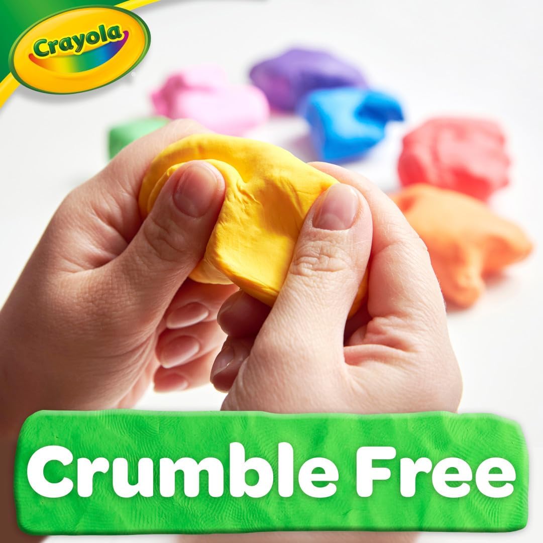 Crayola Dough Classpack - 8 Assorted Colors (48 Count), 3oz Kids Dough, Classroom Supplies, Teacher Must Haves, Nontoxic, Ages 3+ | Classroom Supplies, Teacher Must Haves, Nontoxic, Ages 3+