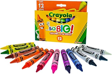 CRAYOLA Crayon Extra Jumbo So Big, 12 Pack