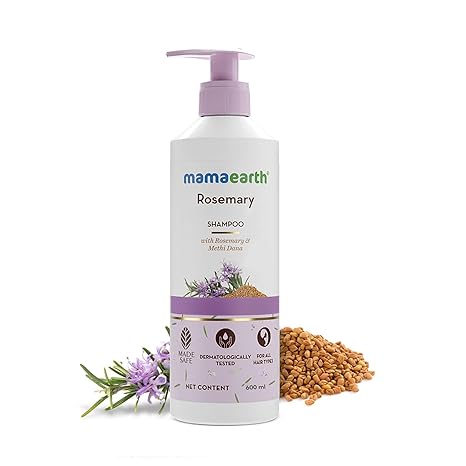 Mamaearth Rosemary Shampoo with Rosemary & Methi Dana 20.29 Fl Oz/600ml