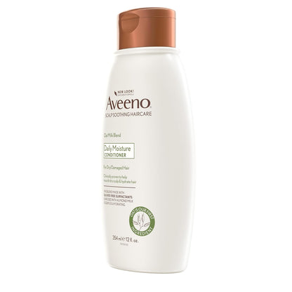 Aveeno Oat Milk Blend Moisturizing Conditioner, Ultra-Hydrating, for Dry, Damaged Hair, 12 fl oz (Pack of 4)