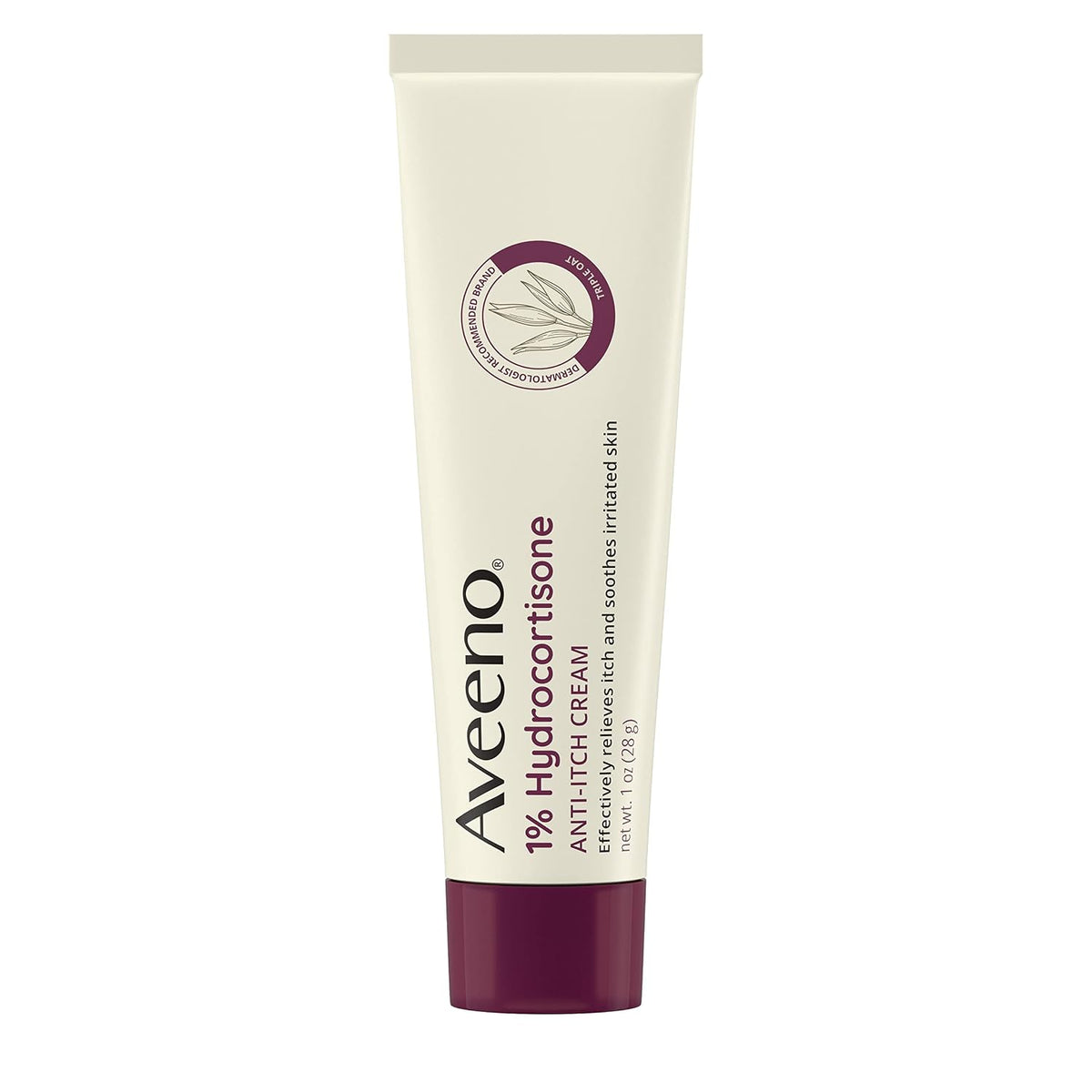 Aveeno Maximum Strength 1% Hydrocortisone Anti-Itch Cream, 1 oz