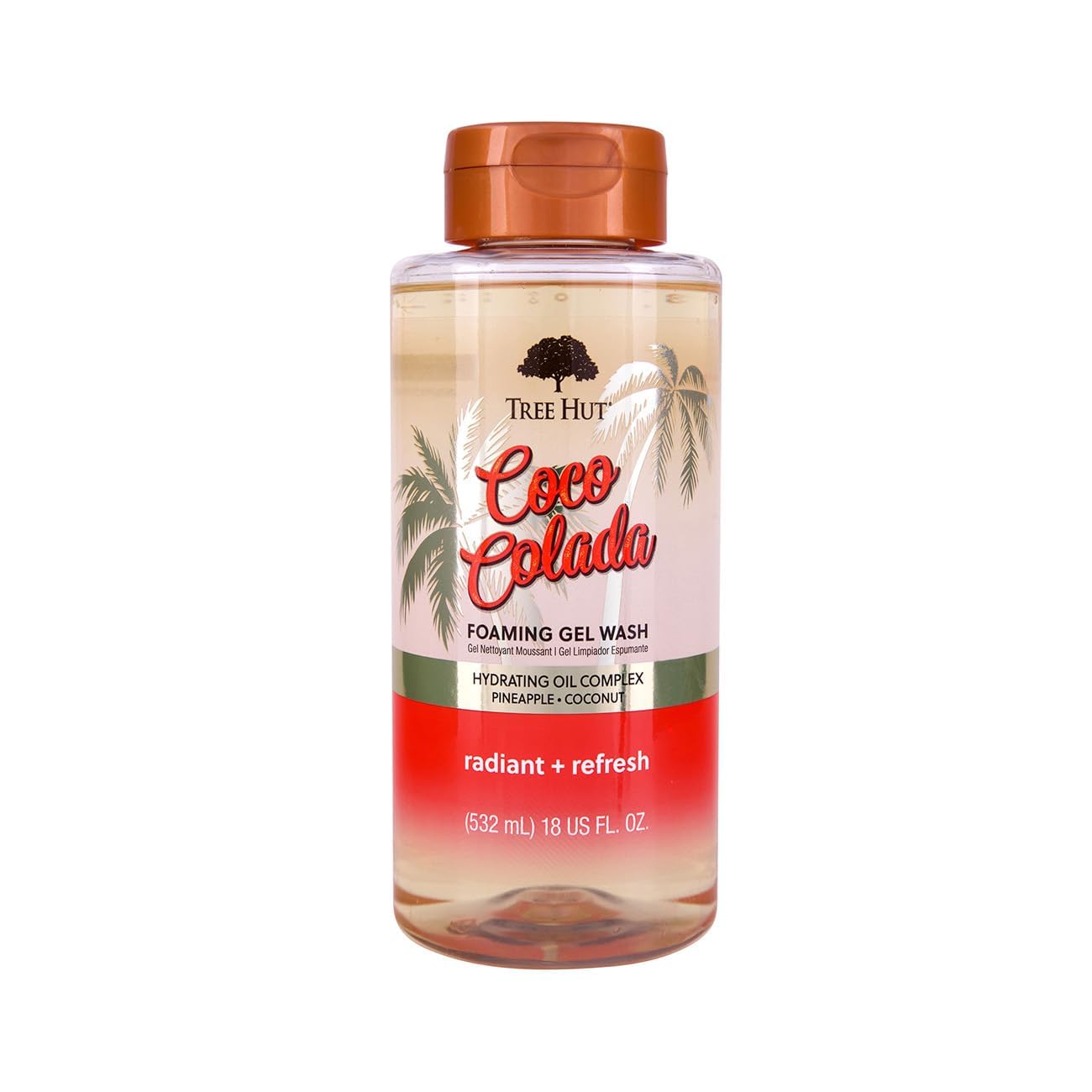 Tree Hut Coco Colada Body Wash, Hydrating & Moisturizing Shower Gel with Shea Butter & Essential Oils, Soft Smooth Glowing Skin, Gentle Cleanser For All Skin Types, Self Care Gifts for Women, 18 Fl Oz