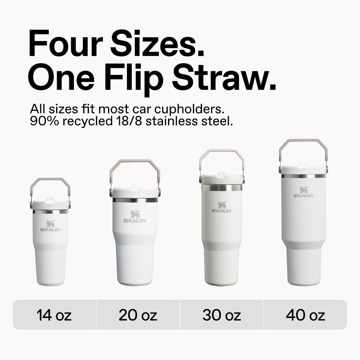 STANLEY IceFlow 2.0 Flip Straw Tumbler, 20 oz, Twilight