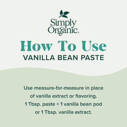 Simply Organic Vanilla Bean Paste, Organic, 2 Fluid Ounce (Pack of 2)