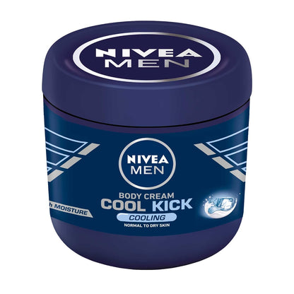 Nivea Men Cool Kick Body Cream - 13.5 Fl Oz / 400 mL