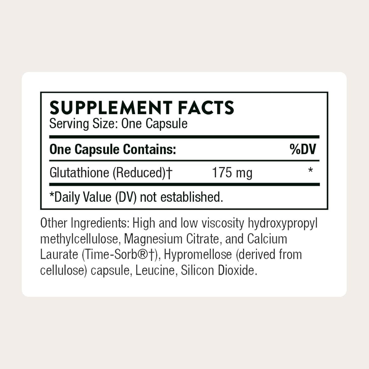 THORNE Glutathione-SR, Sustained-Release Antioxidant, 60 Capsules