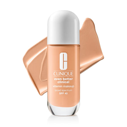 Clinique Even Better Clinical Vitamin Makeup Broad Spectrum SPF 45 With Vitamin C, Vitamin E + Vitamin B3 | Light Coverage + Vibrant Finish