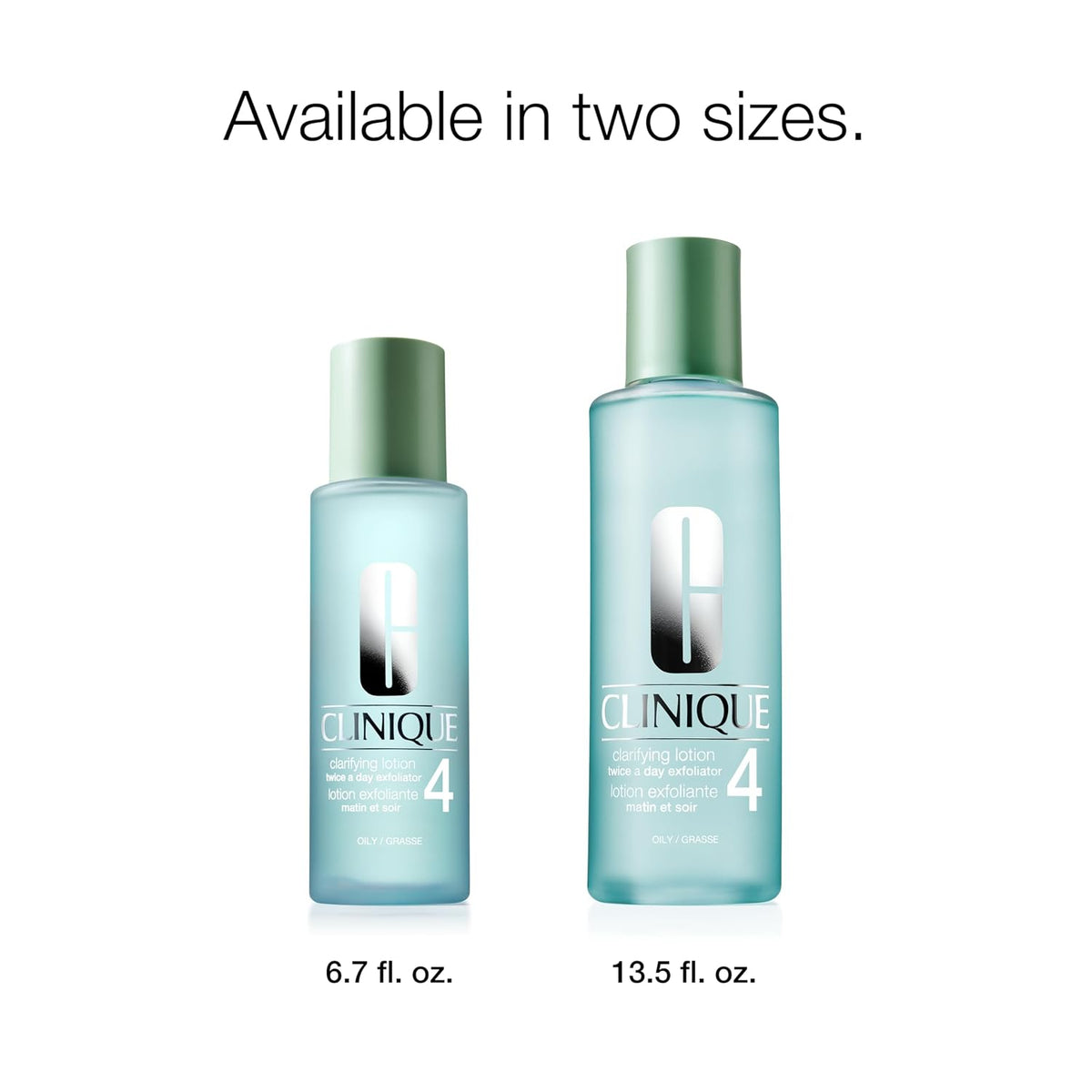 Clinique Clarifying Lotion 1.0, 1, 2, 3 & 4 | Exfoliating Face Toner with Witch Hazel | 5 Formulas for Every Skin Type | Step 2 of 3-Step Skin Care Routine