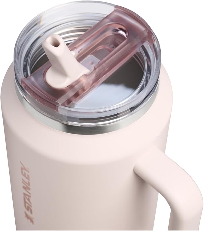STANLEY Quencher ProTour Flipstraw Tumbler, 64 oz, Rose Quartz