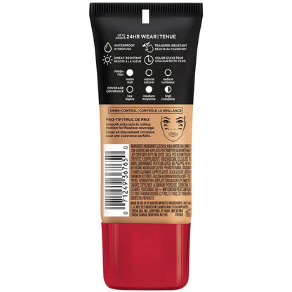 L'Oreal Paris Cosmetics Makeup Infallible Pro-Matte Liquid Longwear Foundation, Honey Bisque, 1 fl oz (Pack of 2)
