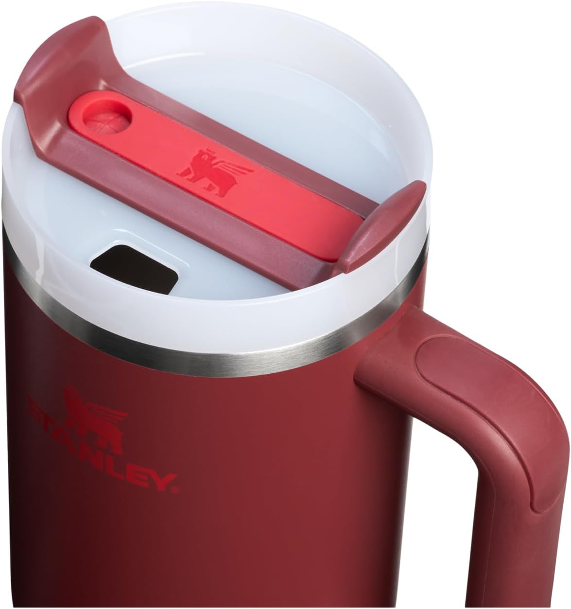 STANLEY Quencher H2.0 Flow State Tumbler, 40 oz, Cranberry