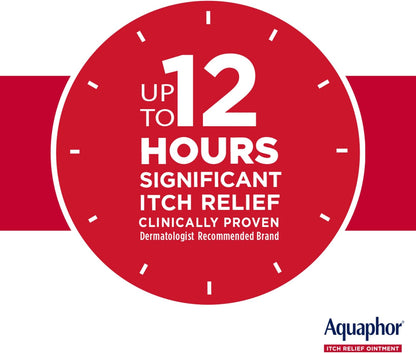 Aquaphor Itch Relief Ointment, Maximum Strength 1% Hydrocortisone, Relieves Itch from Skin Irritation, Insect Bites, Psoriasis, Skin Rashes, Eczema, & Poison Ivy, 2 oz