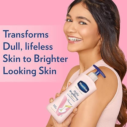 Vaseline Healthy Daily Body Lotion with Vitamin B3, Lightweight Daily Use Moisturizing Lotion – 400 ml (13.52 fl oz)