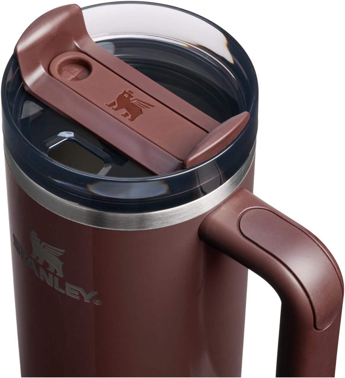 STANLEY Quencher H2.0 Flow State Tumbler, 30 oz, Mahogany Gloss
