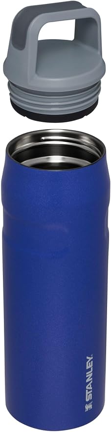 Stanley IceFlow Cap and Carry Water Bottle | Wide Mouth Twist Lid | Lightweight & Leakproof for Travel & Sports | Insulated Stainless Steel | BPA-Free
