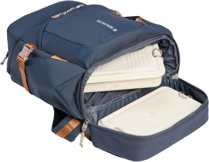 STANLEY Vitalize Backpack | Gym, Work & Travel Bag with Laptop Sleeve | Expandable Bottom Compartment | Tumbler & Water Bottle Pockets | Durable Recycled Fabric | Twilight