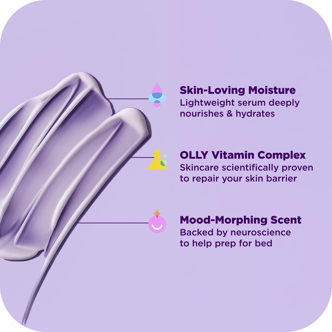 OLLY Vitamins Mini Body Serum & Body Wash Mixed Pack 4 Count Hydrates & Repairs Skin Barrier, TSA Approved