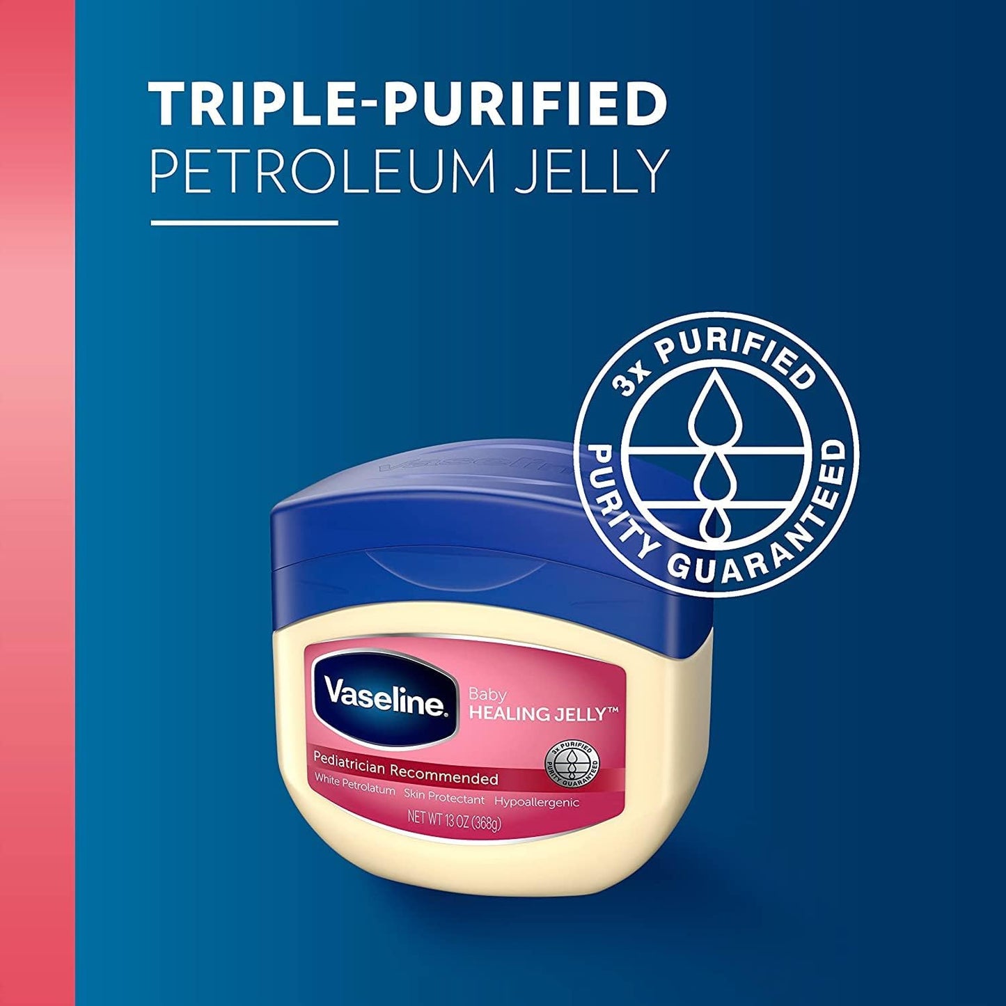 Vaseline Petroleum Jelly, Baby, 13 Ounce