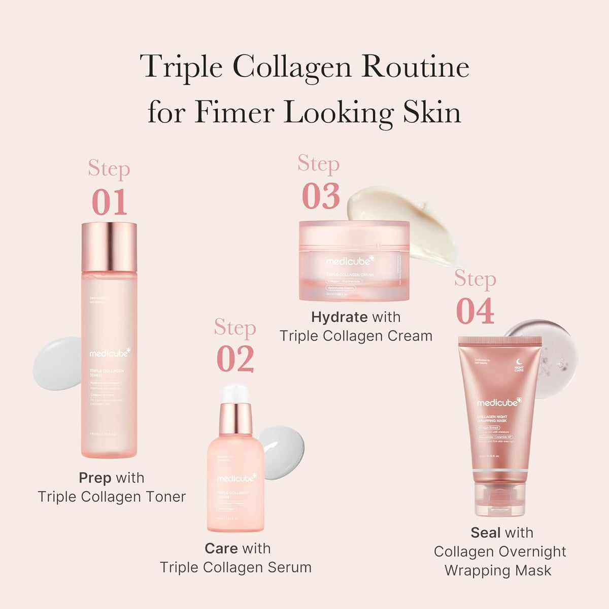 Medicube Triple Collagen Serum, Lightweight Serum for Firming & Anti-Aging