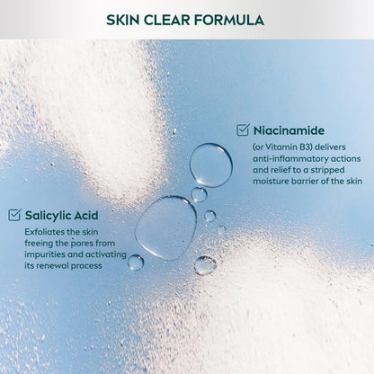 NIVEA Derma Skin Clear Anti-Blemish Peeling 150 ml – Exfoliating Clarifying Gel with Salicylic Acid, Sea Salt & Niacinamide for Pore-Refining Face & Body Care