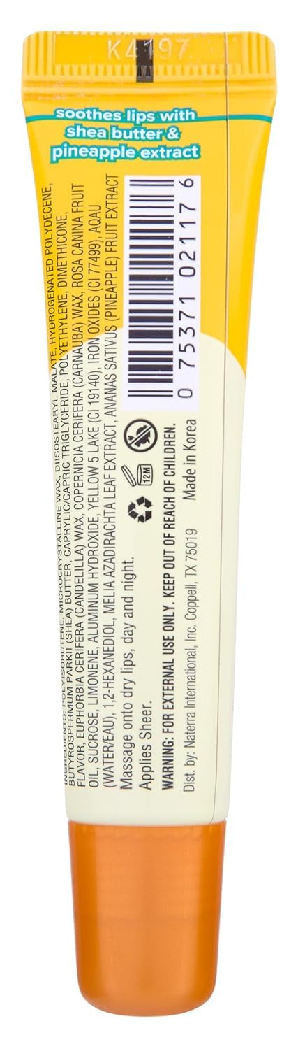 Tree Hut Pineapple Sugarlips Lip Butter, Moisturizing & Nourishing Lip Care for Smooth, Hydrated Lips, 0.52 fl oz