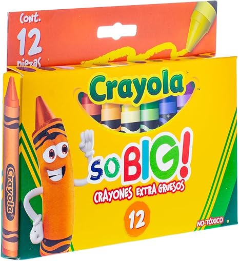CRAYOLA Crayon Extra Jumbo So Big, 12 Pack