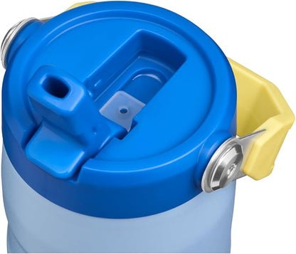 STANLEY IceFlow Flip Straw 2.0 Bottle, 16 oz, Cornflower Admiral Blue