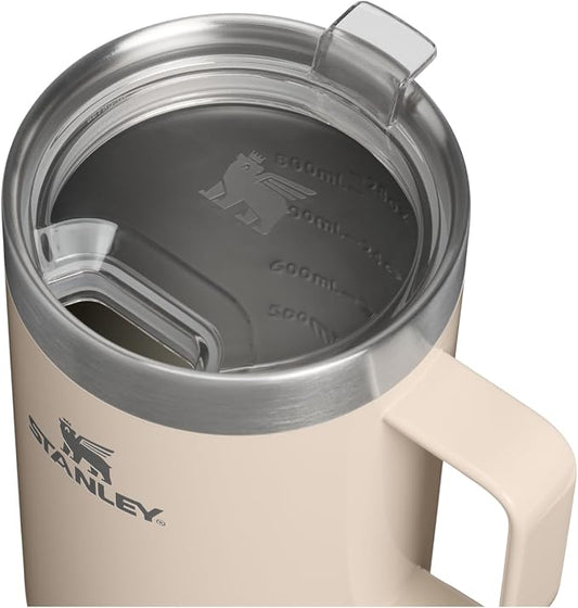 STANLEY The Everyday Suburban Mug | 30 oz | Drink Through Lid | Cup for Coffee, Tea and Drinks | Insulated Stainless Steel Coffee Mug | BPA-Free | Champagne Gloss