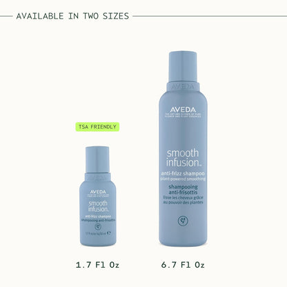 Aveda Smooth Infusion Anti-Frizz Shampoo | Smoothing Shampoo | Frizz Control | Protects Against Humidity | Silicone Free | for Medium and Thick Hair | 95% Naturally Derived*